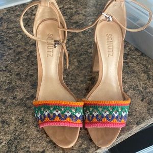 Schutz Joannas desert heels new in box